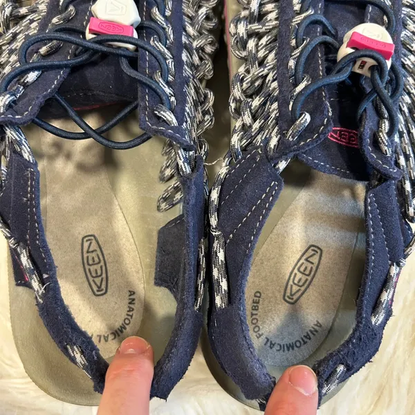 KEEN Newport H2 Water‎ Sandal Navy Pink Athletic Outdoor Women Size 9.5 - Image 6