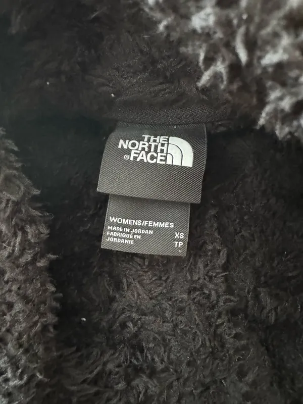 The North Face Fuzzy Zip-Up Jacket Black - Image 5