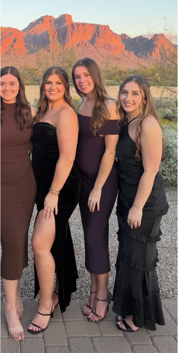 Lulus Velvet strapless maxi dress - Image 5