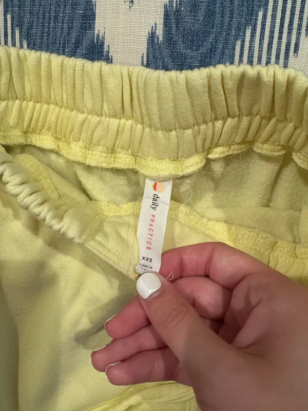 Yellow daily practice (Anthropologie) shorts - Image 2