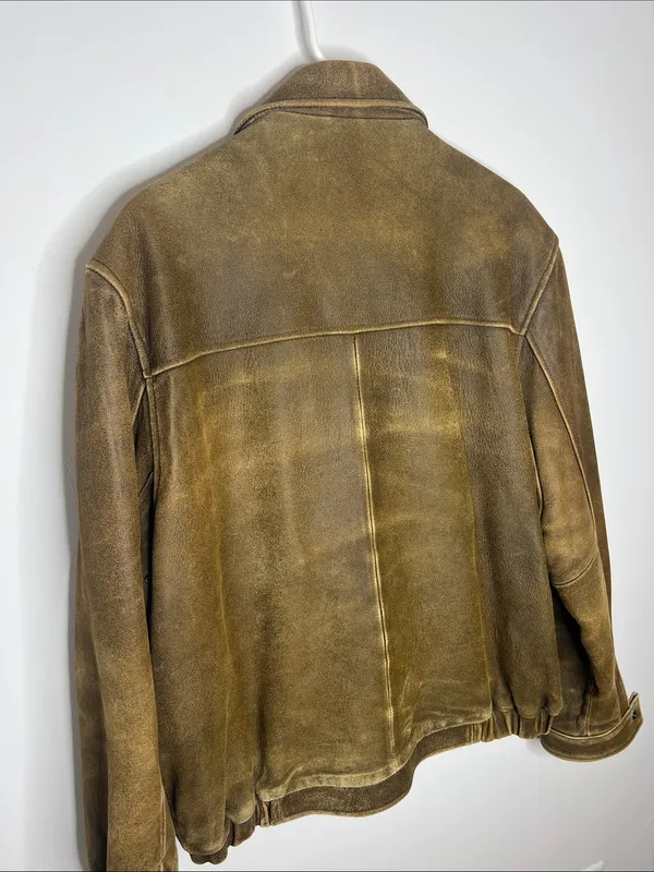 Vintage IZOD soft leather bomber jacket - Image 7