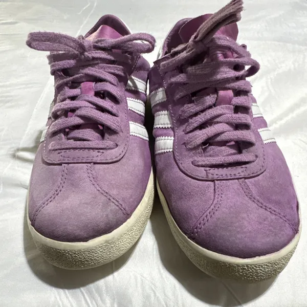 Adidas Gazelle Originals OG Pink Purple Suede M Size 5 - Image 2