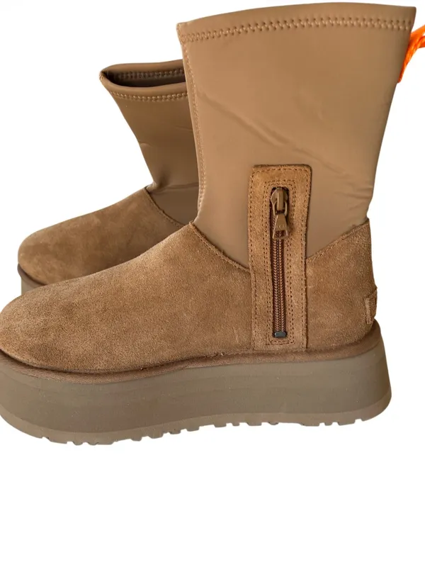 UGG Classic Dipper Platform Boot - Women's, Chestnut, size 8, NWT no box - Image 3