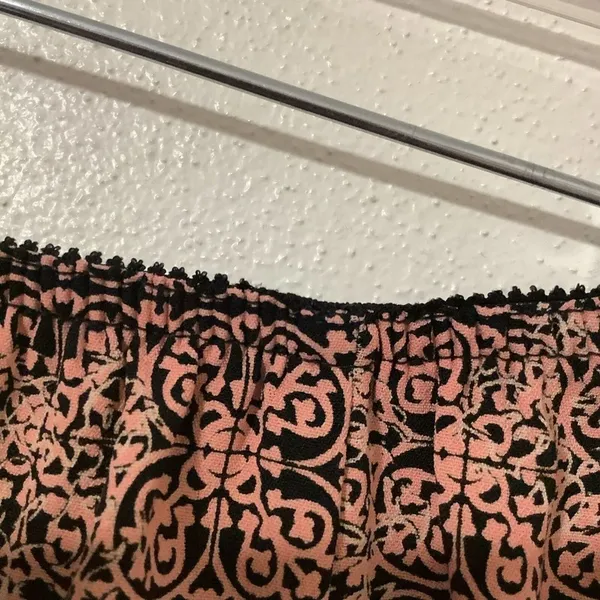 Rena‎ Rowan Whimsigoth Romantic Y2K Pink Black Floral A Line Fairy Skirt Medium - Image 12