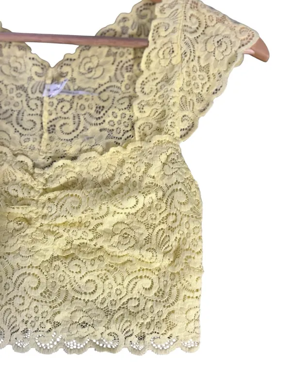 Free People Intimately Chase Me Lace Crop Top Bralette - Image 7