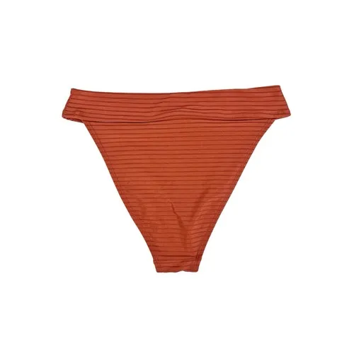 Aeropostale Burnt Orange‎ Ribbed High Waisted Bikini Bottoms Size Medium - Image 2