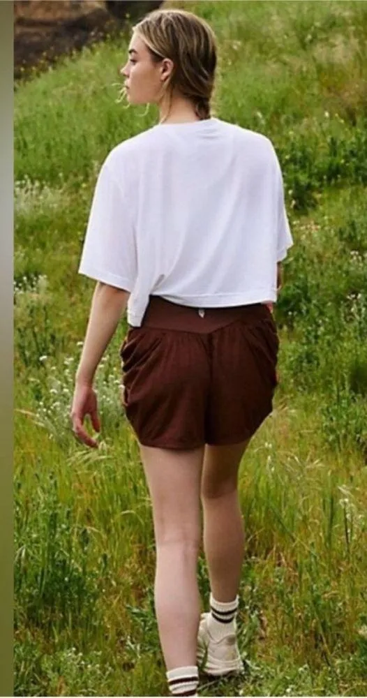 New FP Movement Find Your Flow Shorts in Argan Oil - Image 3