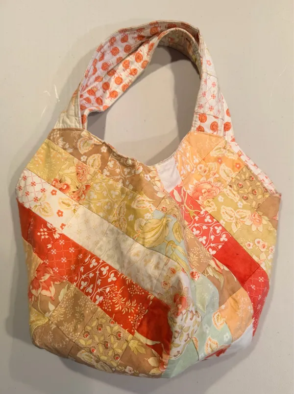 PURSE | handmade, quilted squares handbag Multiple - Image 2