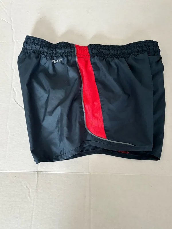 Nike Dri-Fit Black & Red Running Shorts Women’s Small Athletic Workout - Image 2