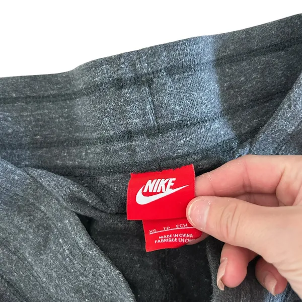 Nike Gray Gym Vintage Capri Jogger Sweatpants Sz XS - Image 3