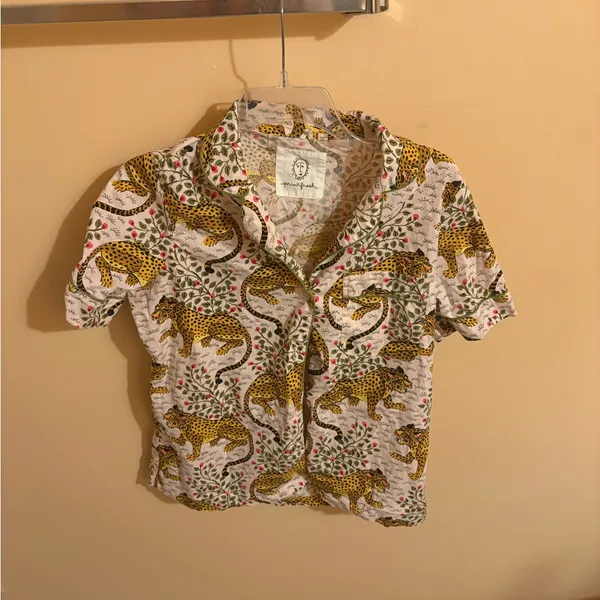 Printfresh Bagheera Short Sleeve PJ Top - Image 4