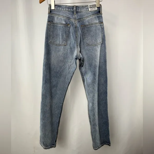 NWT John‎ Galt Slim High Waisted Pants Jeans in Blue Size Small - Image 4