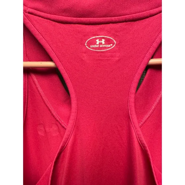 Under Armour Heat Gear Pink Razor Back Workout Tank Size Small - Image 8