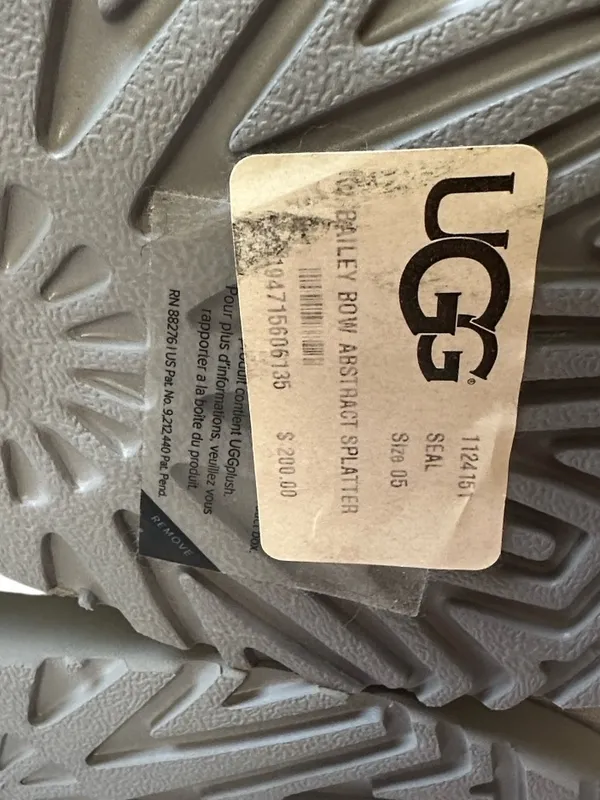 UGG Bailey Bow Abstract Splatter Boots - Image 10