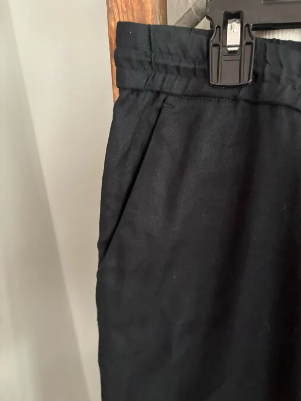 Loft size XL black tie waist casual pants - Image 5