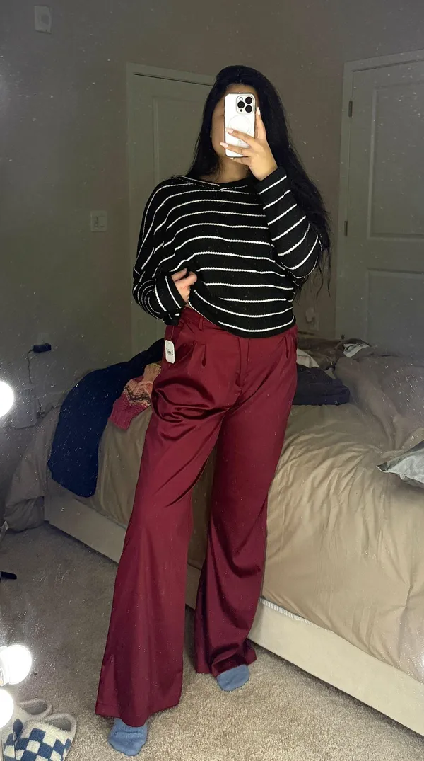 Altard State Satin Flowy Pants - Image 4