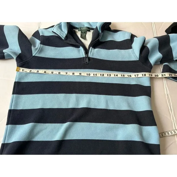 LAUREN RALPH LAUREN 1/4 Zip Pullover Women’s Size PP RL67 Marine Supply Co - Image 6
