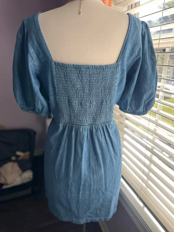 Old Navy Mini Dress Blue - Image 4