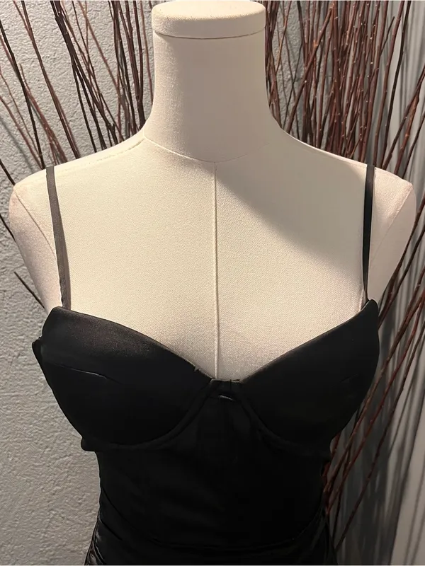 🌸Nwot Oh Polly Confident Black Corset Mini Dress Size 0🌸 - Image 4