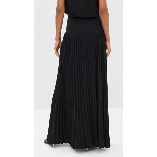 Lioness Field of Dreams Black 2 Piece Muscle Top Foldover Maxi Skirt Set Small - Image 3