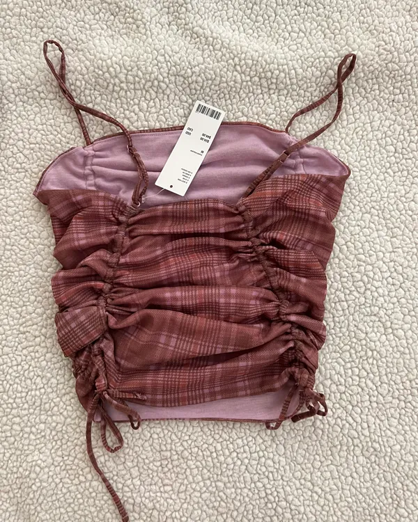 Urban Outfitters Adjustable Tie Crop Top - Image 2