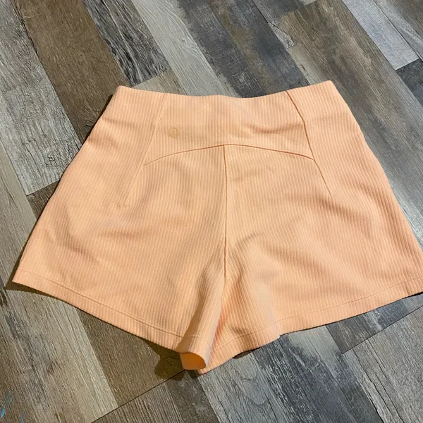Light orange Lululemon soft stream shorts  - Image 2