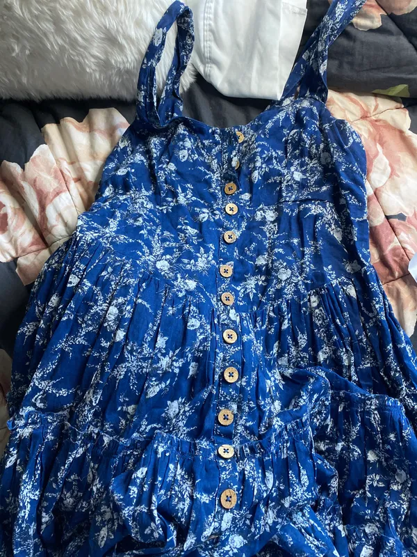 Free People Button Dress - Image 3