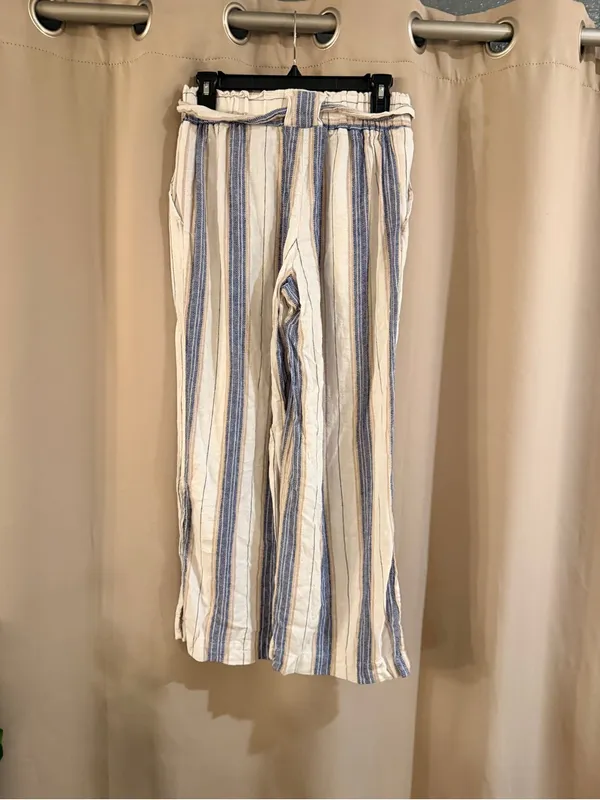Indigo Rein Striped Wide Legs Pants - Image 3