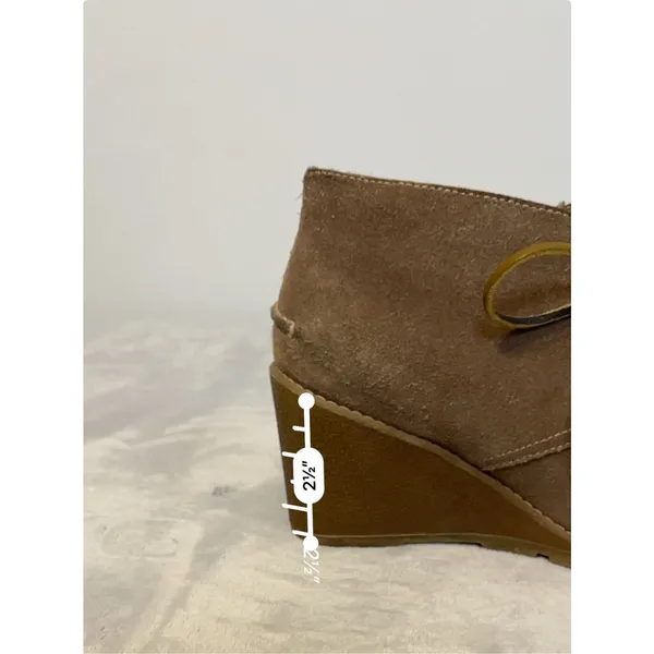 Sperry Suede Fall Booties Tan Women’s 8 - Image 9
