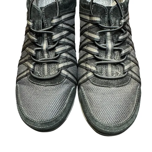 Dansko Shoes Womens Size 9.5 Gray Leather Mesh Lace Up‎ Comfort Walking Sneakers - Image 2