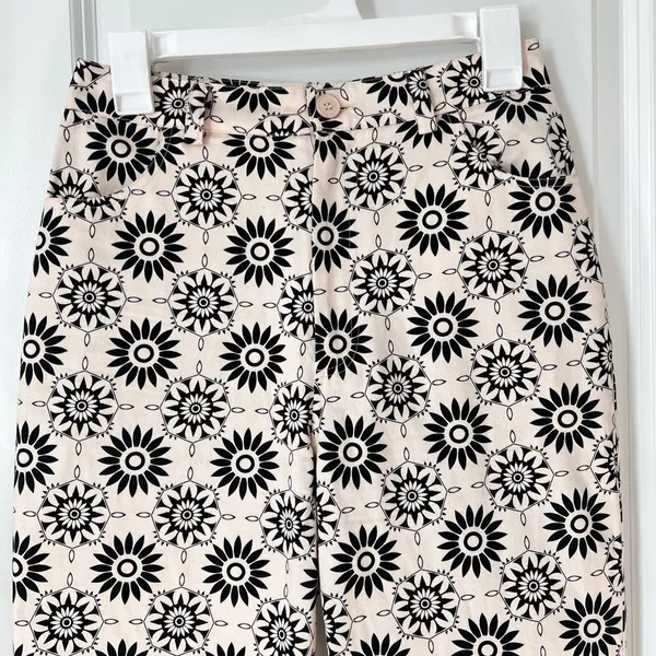 Rolla’s Floral Printed 100% Cotton‎ Straight Jeans size 8 Small Casual Preppy - Image 4