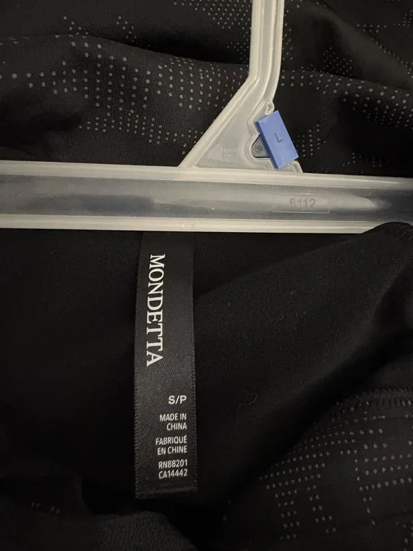 NWT Mondetta Black Athletic Quarter Zip - Image 3