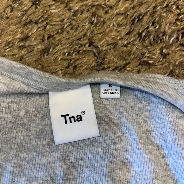 Aritzia TNA Light Gray Tank Top - Image 2