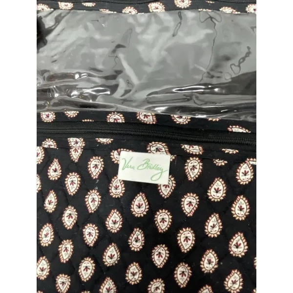 Vera Bradley Quilted Handbag &‎ Hanging Travel Organizer Medallion Print Set - Image 12