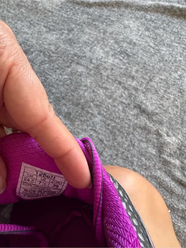 ASICS Women's Gray and Magenta Athletic Running Shoes - Image 8