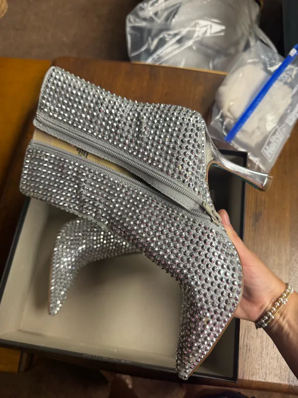 Betsey Johnson Rhinestone Heels - Image 2