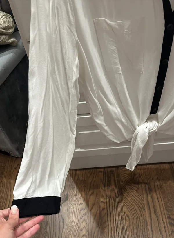 Tie Front Blouse - Image 3