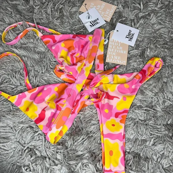Floral Tigermist Bikini Set - Image 5