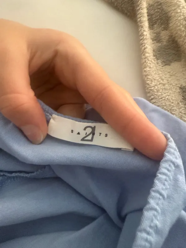 Blue Babydoll Dress - Image 3