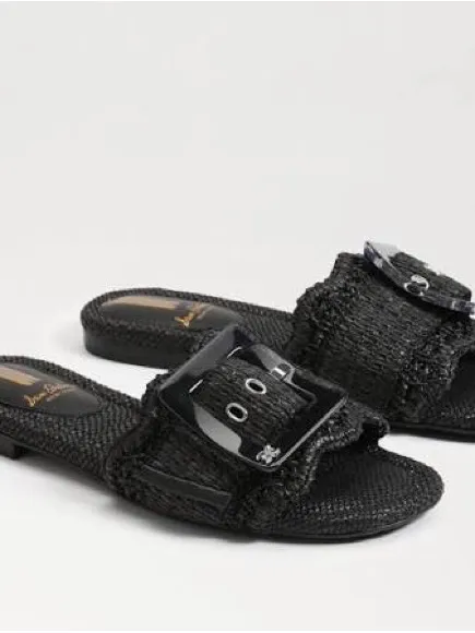 Sam Edelman Bambi Raffia Slide Sandals - Image 4