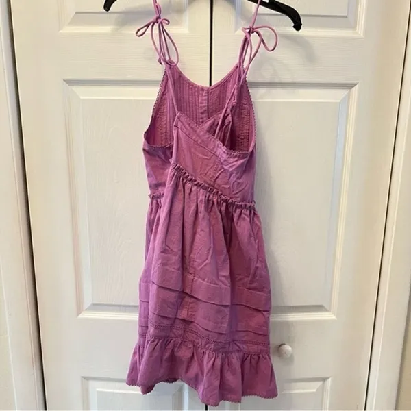 Free people Size XS dessert days lilac purple dress Sleeveless‎ Strappy Back NWT - Image 7