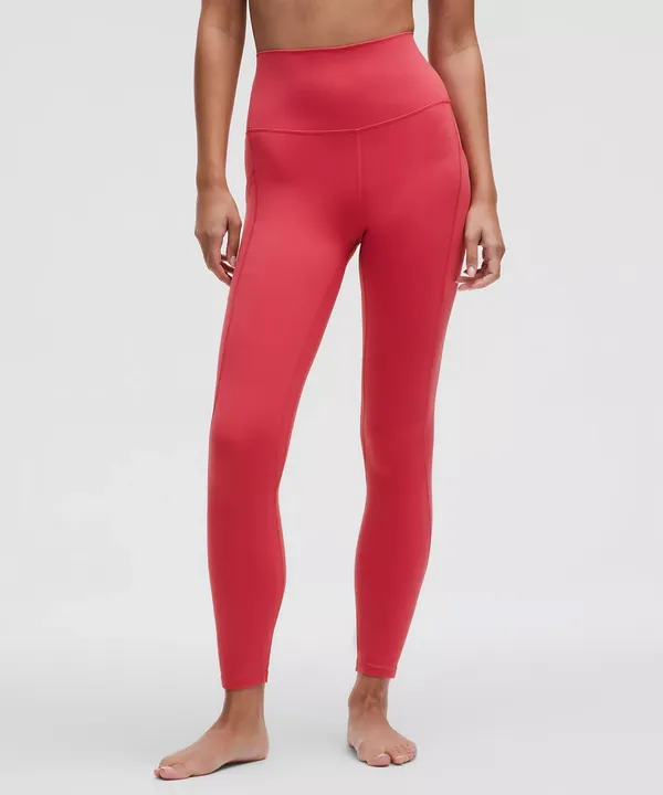 Lululemon Align High-Rise Pant 25” Pockets - Desert Red, Size 14 - Image 5