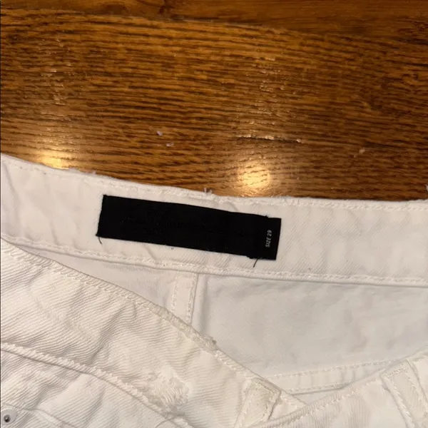 Alexandra wang denim white distressed jean pant 29 cult - Image 7