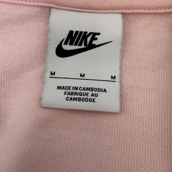 Nike Women’s Medium Pink Full Zip Hoodie Fleece Sportswear Sweatshirt Jacket - Image 5