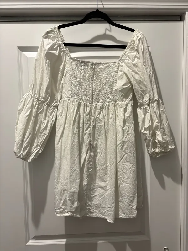 Princess Polly Mini Dress White - Image 4
