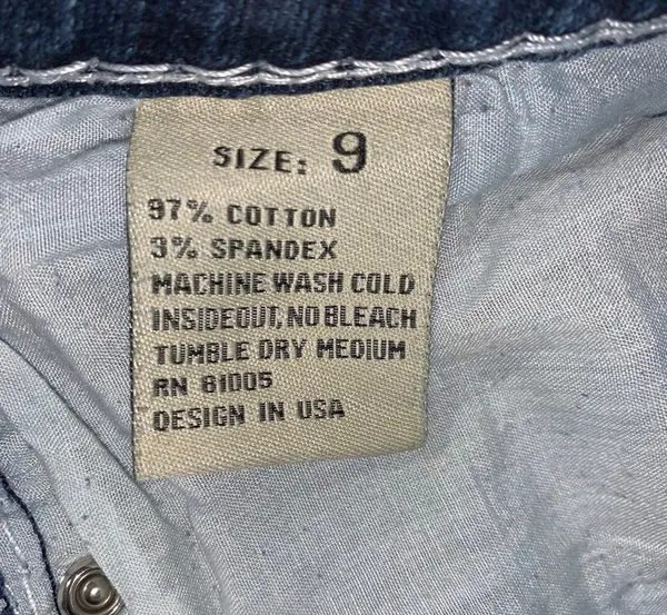 L.A. Idol USA Blue Bootcut Denim Jeans (Women's SZ 9) Actual 31X33 - Image 12