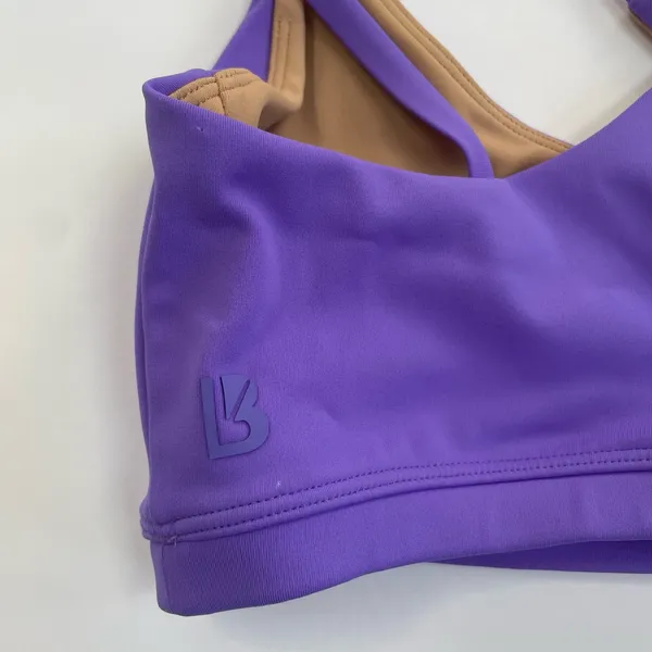 BUFF BUNNY Airbrush Laser Sports Bra in Party Purple Size S Buffbunny Collection - Image 11