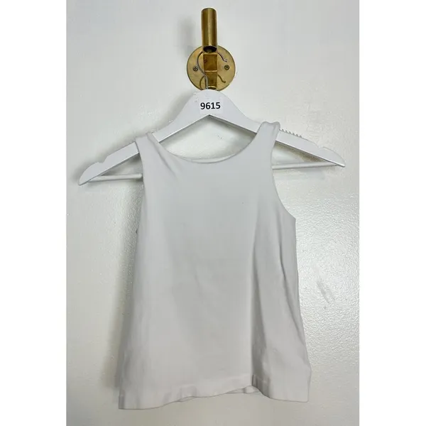 Free People Clean Lines Crop Tank in White Size Medium/Large - Image 9