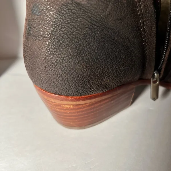Sam‎ Edelman Petty Leather Dainty Ankle booties in coffee women’s sz 10 - Image 5