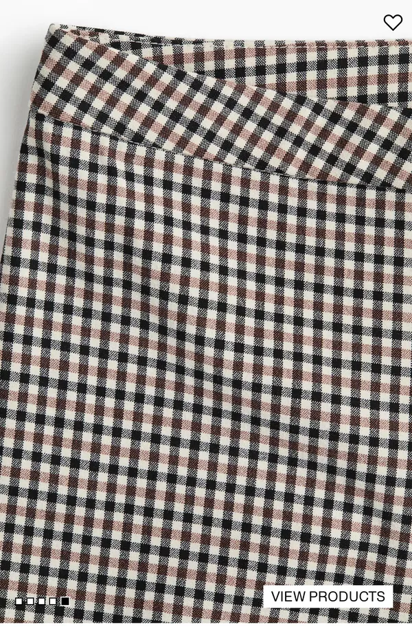 H&M Plaid Flare Pants - Image 5
